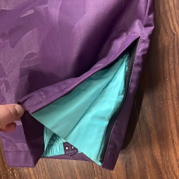 Nomis Purple Snowboard Ski Winter Pants Snap Cargo Pockets Adult Small - Picture 5 of 13